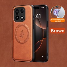 For OnePlus 15, Luxury Shockproof Phone Case Leather Wireless Charge Soft Cover