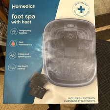 Brand New Homedics Spa Bubble Bliss Deluxe Foot-Bath  FREEBIES