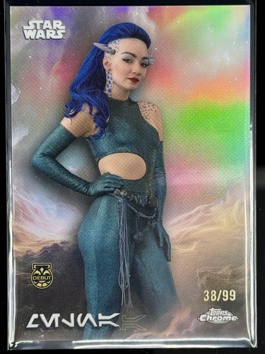 2025 Topps Chrome Star Wars Melna Debut Refractor 38/99 #AV-135