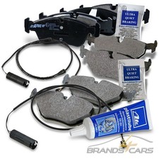 ATEC SATZ BREMSBELÄGE+WARNKONTAKT VORNE+HINTEN+ATE PLASTILUBE FÜR BMW 3-ER E36