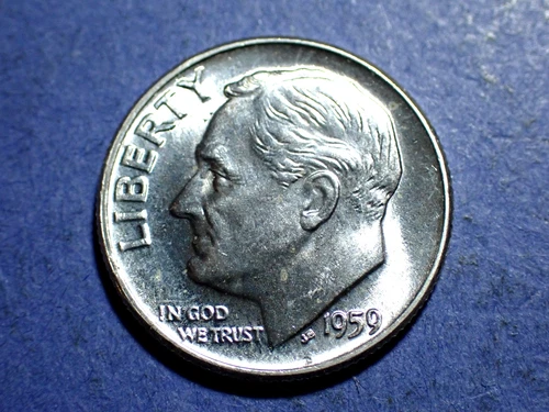 1959 Roosevelt Dime  BU