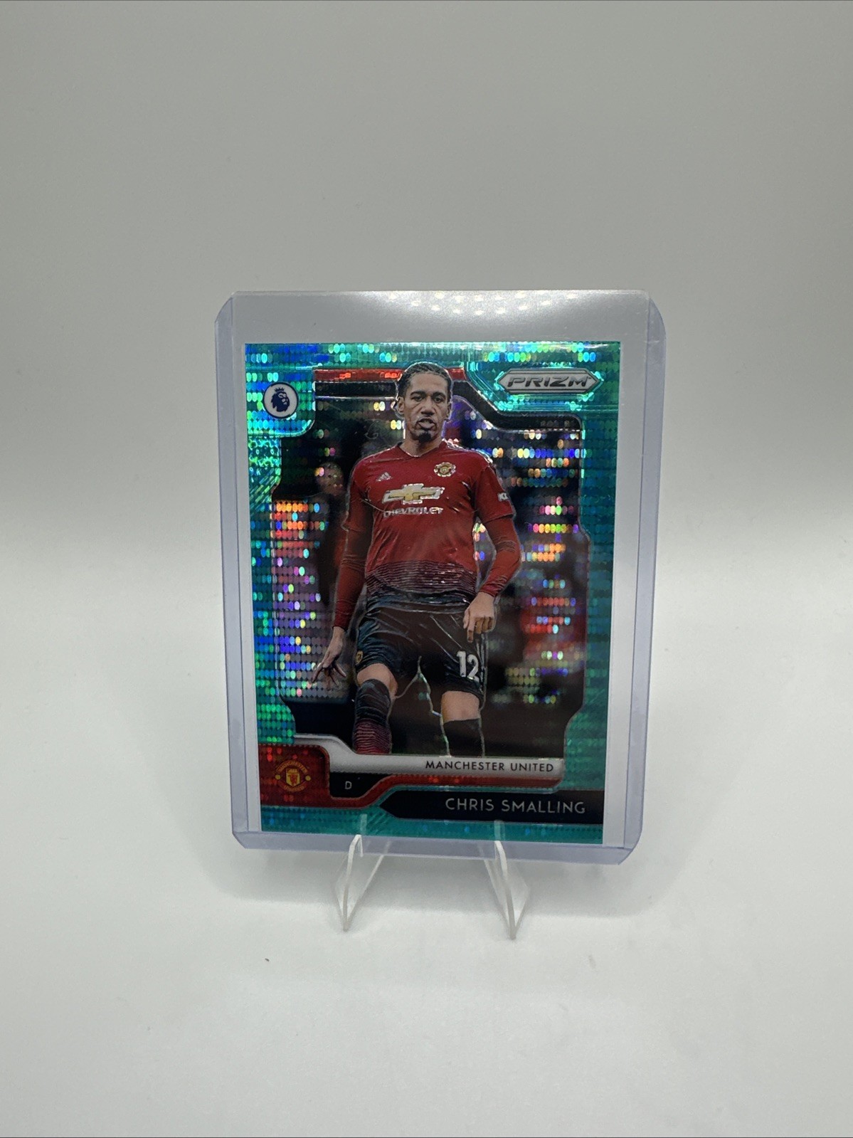 2019-20 Panini Prizm Premier League Breakaway Teal 26/35 Chris Smalling #53