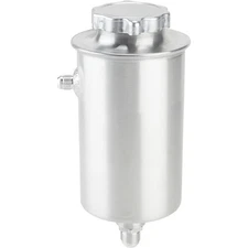 Speedway Motors Vertical Aluminum Power Steering Reservoir Tank: Vented Cap