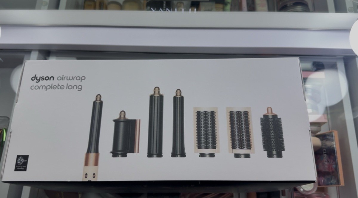 Dyson Airwrap Complete Long Multi Styler Black Gold with 