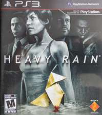Heavy Rain  (PlayStation 3) DISC+CVR ART*NO CASE*VG
