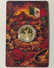 2026 3 Gram .999 Silver Gold Gilded Mexico Libertad Trib Rd Capsule Assay Card!!