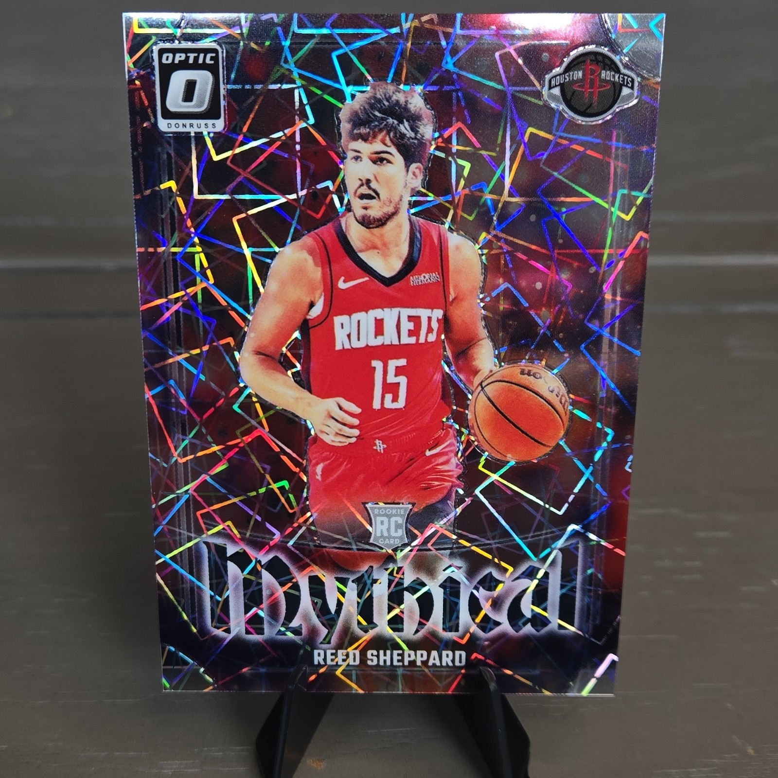 2024-25 Panini Donruss Optic Mythical Prizm Rookie Reed Sheppard #6 Rockets
