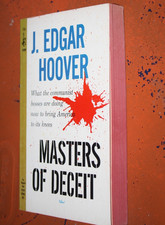 Masters Of Deceit Political Science Paperback Book J. Edgar Hoover Cardinal