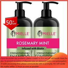 Mielle Organics Shampoo Conditioner Combo Pack - Rosemary Mint - 24 fl oz