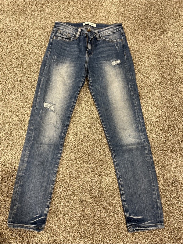 Flying Monkey Women's Blue Jeans Size 25, Inseam 24 in