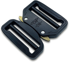 Metal Buckle Dual Adjustable Tactical Belt Buckle,2Inch  50Mm  Heavy Duty Belt Bu