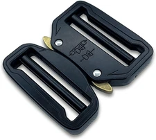 Metal Buckle Dual Adjustable Tactical Belt Buckle,2Inch（50Mm） Heavy Duty Belt Bu