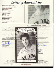 Joe DiMaggio Cards and Memorabilia Guide 42