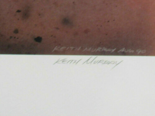 Keith Murray RICKEY HENDERSON Ltd Ed Signed Numbered Litho Oakland As Baseball - Picture 2 of 2