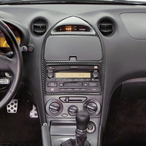 For Toyota Celica 2001-05 Carbon Fiber Center Console Switch Panel Trim Cover - Bild 2 von 9