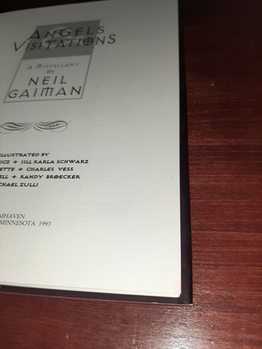 Engel und Besuche: Eine Vielzahl von Neil Gaiman, Dave McKean signiertes Hardcover - Bild 6 von 10