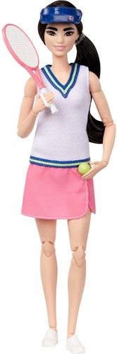 Barbie Puppe Karriere Tennis Player Mit Schläger Und Ball Spielen Toy Gift Ware - Bild 3 von 12