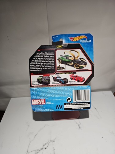 HOTWHEELS Character Car Diecast - MARVEL - Thor Ragnarok - LOKI - Picture 4 of 4