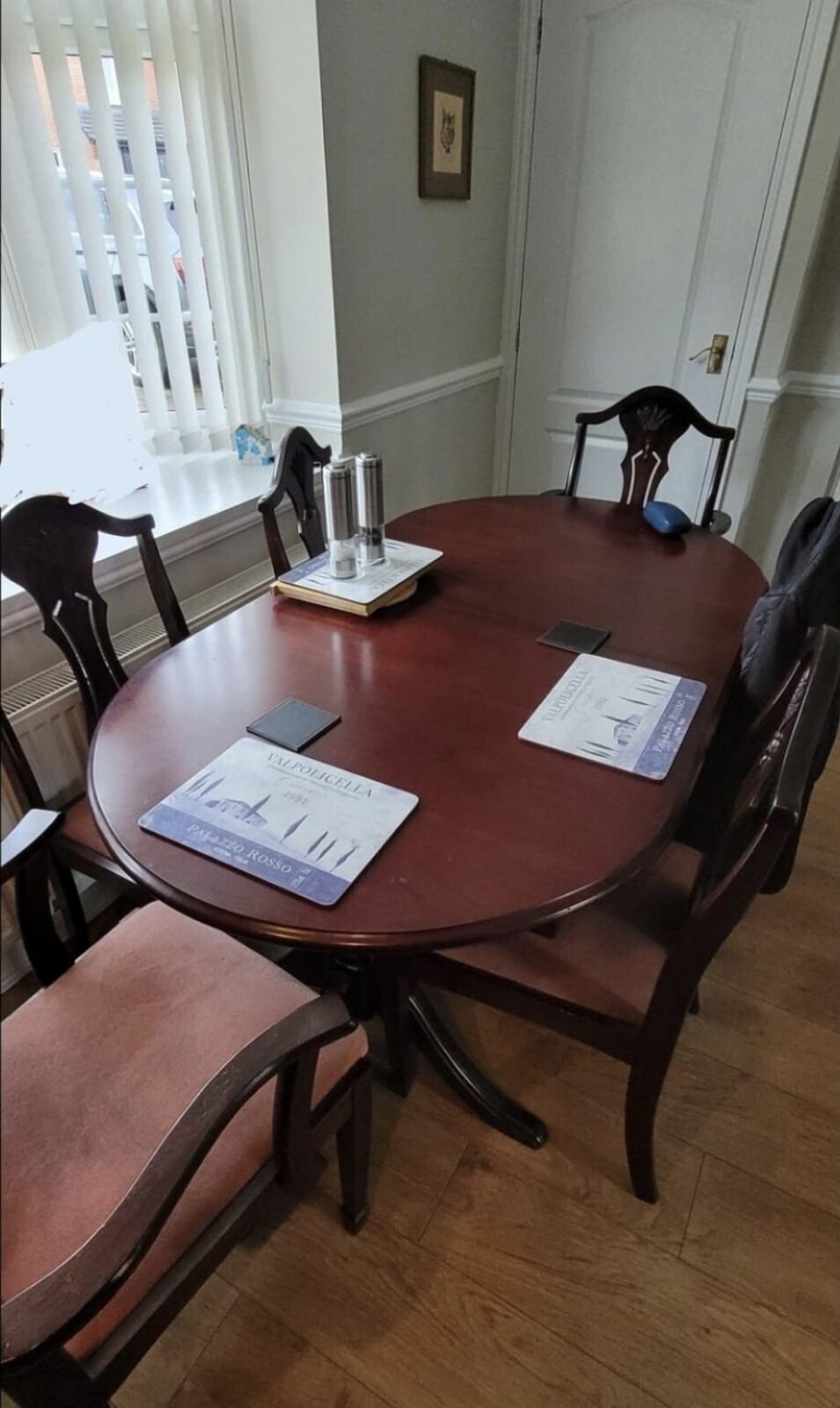 vintage dining table and 6 chairs eBay