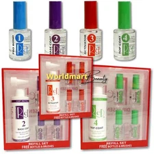 Red Nail Dip Powder Liquid 0.5-7fl.oz Powder Dipping Liquid Refill /Choose Any