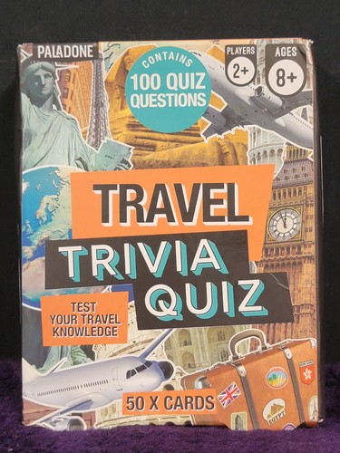 Paladone -Travel Trivia Quiz By - Test Your Travel Knowledge