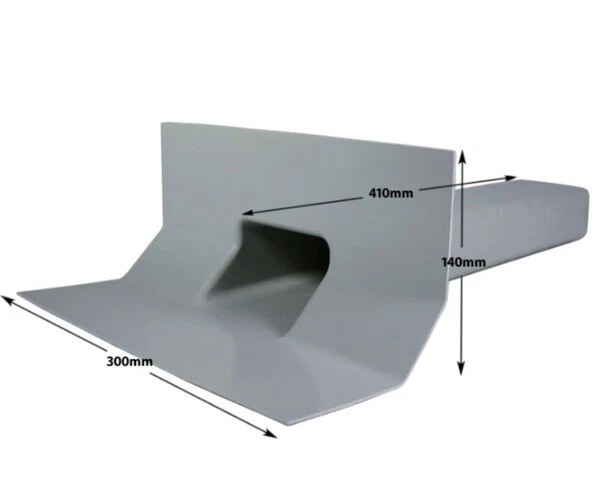 COMPOSITE ROOF SUPPLIES GRP Through Wall / Parapet Outlet Trim