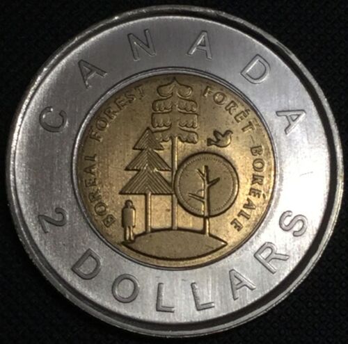 Commemorative Toonie - 2011 Boreal Forest  2 Dollar Coin - UNC - Picture 1 of 2