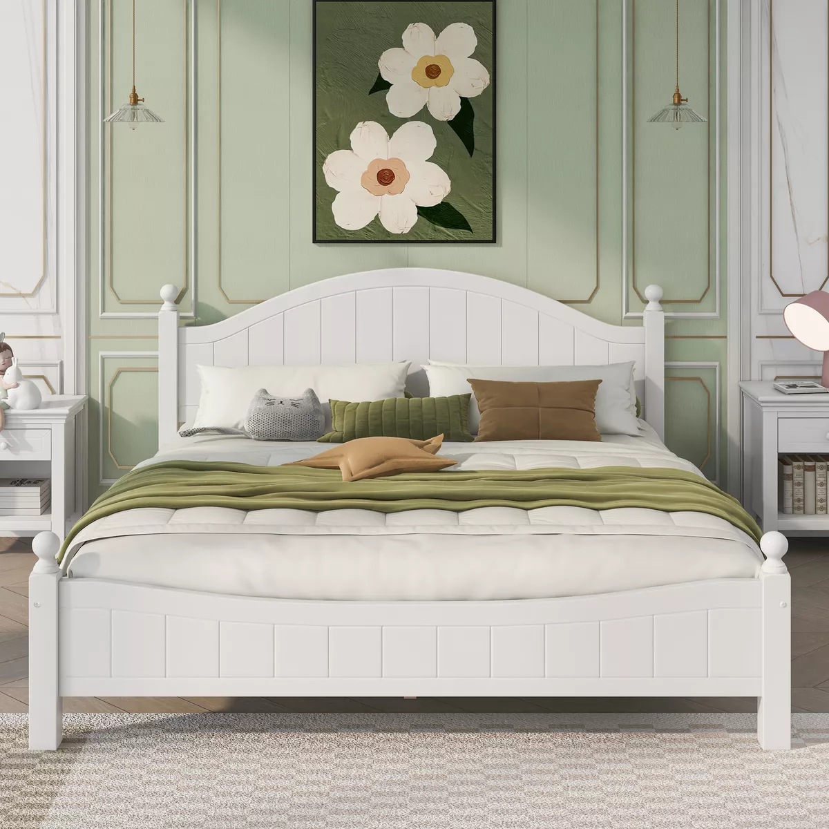 Full size head and footboard deals