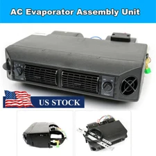 US Stock 12V 80W Car Underdash A/C Evaporator Compressor Air Conditioner 3 Speed