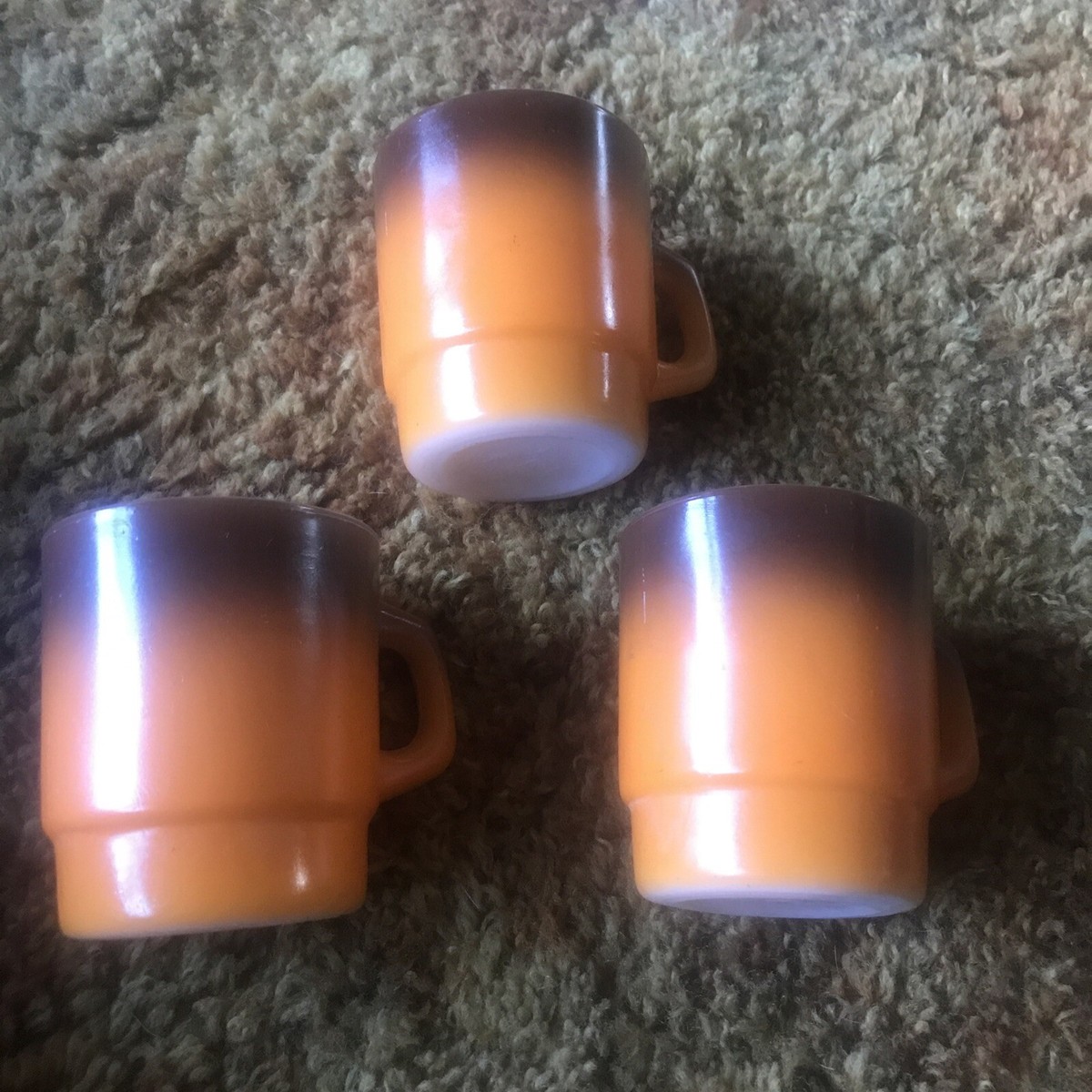 D Handle Pyrex FireKing Coffee Mug Coffee Cup Mid Century Kitchen Stackable