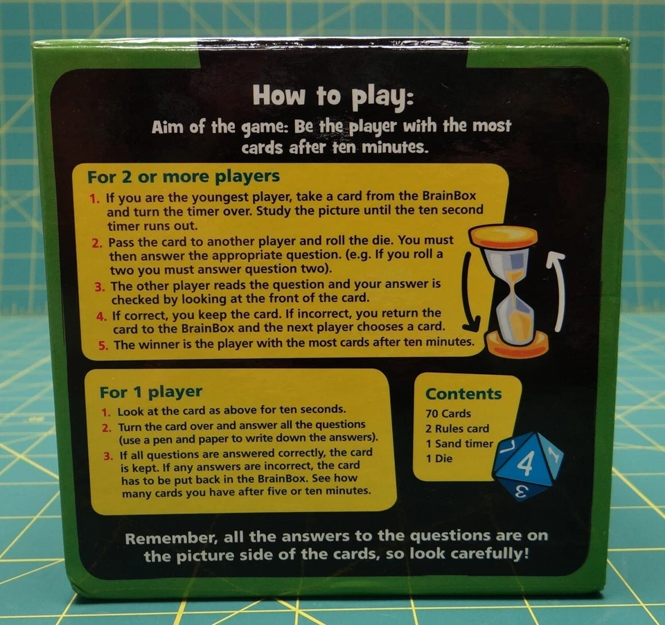 Juegos Universitarios BrainBox Juego de Memoria Edición Animales Edades 8 en adelante Foto 3 de 4