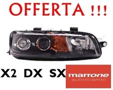 COPPIA FARI ANT SINISTRO DESTRO FIAT PUNTO II 99 FINO 2003 SENZA FENDINEBBIA SX