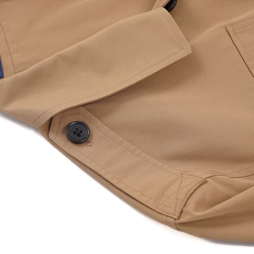 Drumohr Tan Twill Cotton-Blend Field Jacket M (Eu 50) NWT image 5