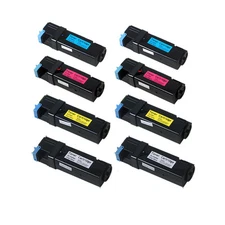 2 Sets/8PK Toner Cartridge for Xerox Phaser 6500 106r01597 Workcentre 6505
