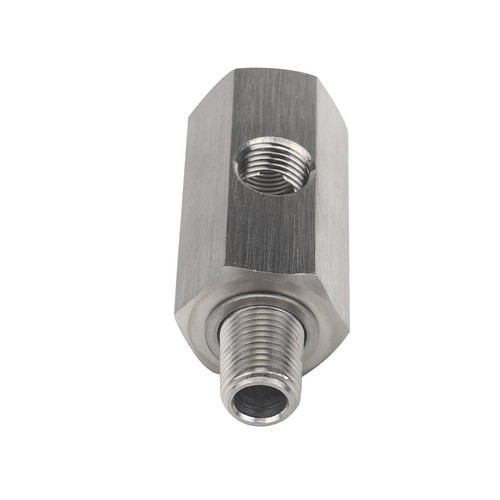 1/8 In BSPT Oil Pressure Sensor Tee to NPT Fitting Turbo Feed Line Gauge Adapter - Picture 2 of 4