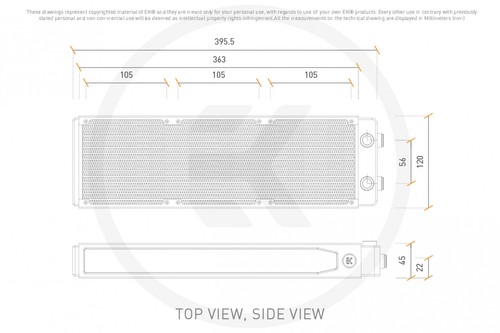 EK-Pro Radiator P360 Multiport - Black 3831109910078 - Afbeelding 3 van 3