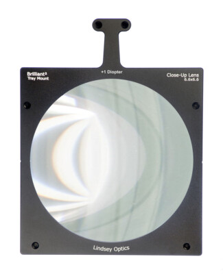 Lindsey Optics Brilliant² 6.6 x 6.6'' Diopter Tray Mount Close-Up Lens (+ 1)