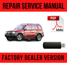 Chevrolet Tracker 1999-2005 Factory Repair Manual Usb Chevy