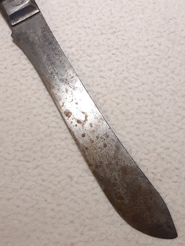 FRÜHES ANTIKES LAMSON & GOODNOW USA 4 PIN METZGERMESSER - Bild 6 von 10