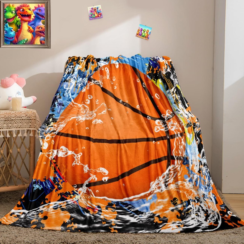 Basketball Blankets for boys - Basketball Blanket Boys Blanket Throw Blanket ...