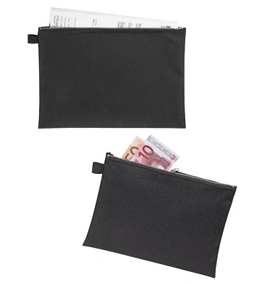 Veloflex Dokumententasche Banktasche Transporttasche schwarz A4 A5 DL wählbar
