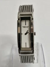 Unique Ladies Kenneth Cole KC4615 Rectangular Quartz Watch New Battery Free Ship