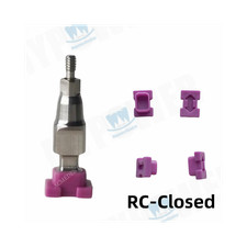 Dental RC Close Tray ITI Transfer Impression Coping Purple Caps Fits Straumann