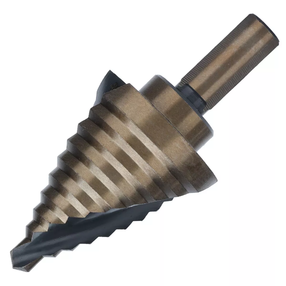 Spiral step sale drill