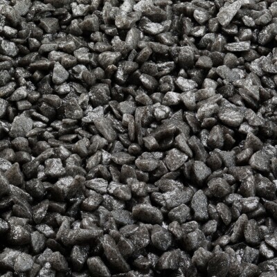2 kg Aquarium Kies Glamour Stone ghost grau Aquariengrund Ø 6 - 9 mm
