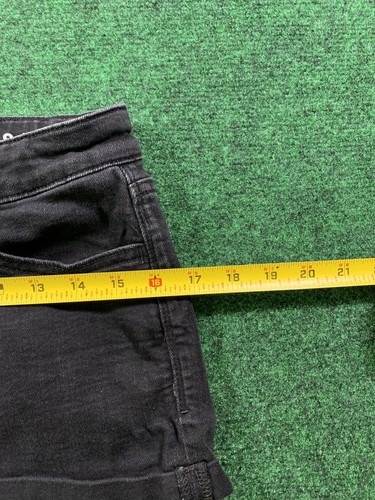 Arizona Jeans Shorts Womens 9 Black Mid-Rise Pocket Dark Wash Denim - Picture 6 of 10