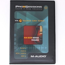 M-Audio Pro Sessions 24 Pop Rock Guitar Toolbox Sample/Sound Library/Sampling CD