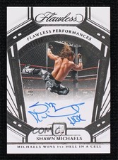 2024 Panini Flawless WWE Performances 20/25 Shawn Michaels #FP-SHM Auto 16wc