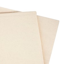Cotton Muslin Fabric, 63x19 Inch Nature Unbleached Linen Fabric by The Beige