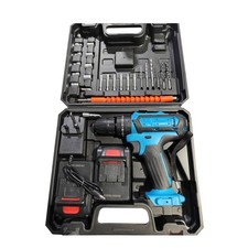 2 Battery Cordless Drill 21V Electric Screwdriver Set Combi Driver High Power UK